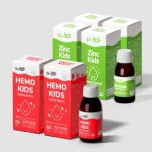 탑헬스 닥터라인 헤모 징크 어린이 철분 아연 세트