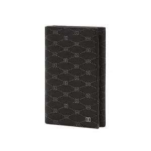 닥스 액세서리 26SS 블랙 DD로고 가죽 장지갑 DBWA6E754BK