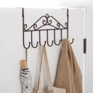 7구 다용도 도어후크 모자걸이 문행거 방문옷걸이 W9A3E73