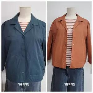 [올리비아하슬러] DP01 배색 스티치 자켓 OHEFJK104 (44496676)