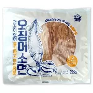 코스트코 마마스초이스 쫄깃하고 부드러운 오징어 소면 300g(100g x 3개입)