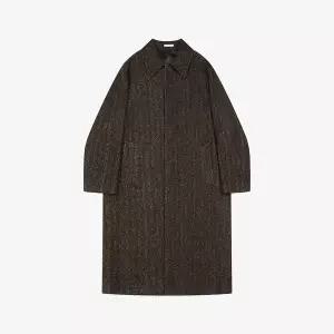 [롯데백화점]지이크 프리미엄 브라운프린트 팬시 부클 발마칸코트PLHAX7017