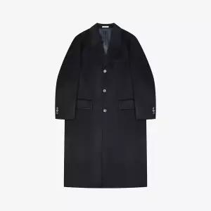 [롯데백화점]지이크 프리미엄 캐시미어 블랜드 3버튼 클래식 체스터필드 롱코트PLHAX7022