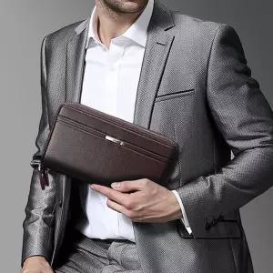 [제이프로젝]남자가방 미니백 회사원 남성지갑 클래식 클러치백 손가방 방수손가방 남자작은가방