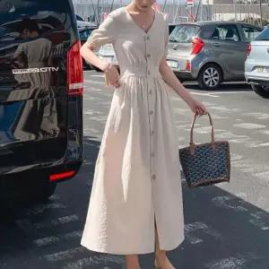 여친룩 데일리 원피스 플라워 뷔스티에 나시 여름하객룩 플리츠 반팔 도트