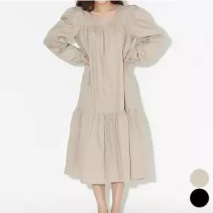 벌룬 원피스 면원피스 봄원피스 퍼프 오버핏원피스 편한 린넨원피스 롱원피스