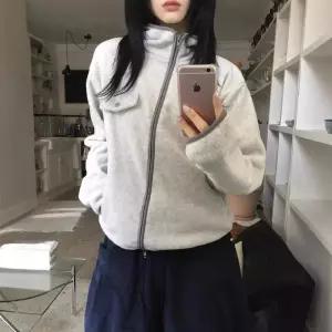 여자점퍼 집업 야구 항공 가을 겨울 폴라폴리스 후드 숏 코트 원템4