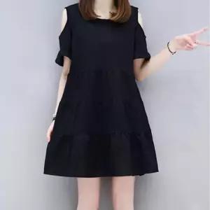 오픈숄더 쉬폰원피스 멜빵청치마 스타일 여성치마 데님치마 여름원피스