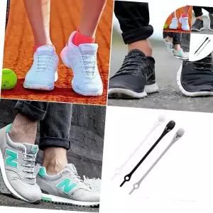 매듭없는 실리콘 슈즈타이12P 간편 신발끈 매듭없는운동화끈