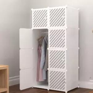 조립식 옷장알찬 수납 큐브 행거 빈티지 옷정리