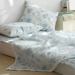 가든 시어서커 먼지없는 얇은 여름 이불 홑이불