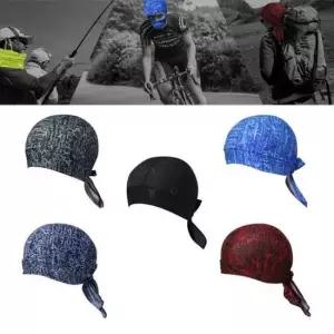 [라일리] Rly 쿨 메쉬 스포츠 헤어밴드 자외선 차단 두건 여름  44241183)