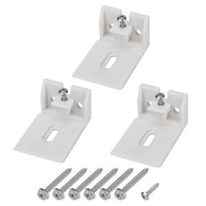 헌터 더글라스 듀엣 브래킷용 EAORBD 블라인드 그늘막 브래킷, 벌집, 셀룰러, 듀엣용 3/4인치 마운팅 박수