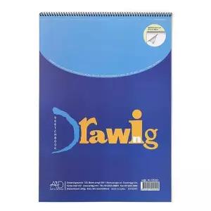 아트앤디자인 드로잉스케치북 4절 D5203 20매/200g 미술용품 개(1개입)