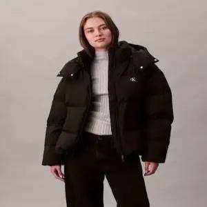 캘빈클라인 calvinkleinjeans 여성 미드 랭스 후드 다운 47D568G UB1