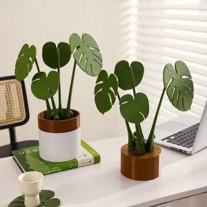 3D 프린팅 거북이 등 대나무 컵 매트 식물 디자인 자석 코스터 해외 인기 홈 상품 식탁