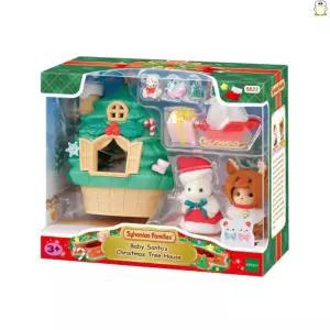 실바니안 패밀리 베이비 산타의 크리스마스 트리하우스 캐릭터 인형 피규어 선물