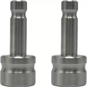 2팩 스테인리스 스틸 스위스 스타일 스냅 5 /8 -11 여성용 나사산 어댑터 GPS RTK 토탈 스테이션 어댑터용