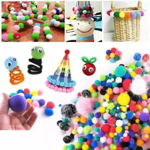 대용량 일반견고한뿅뿅이 12mm 폼폼 솜방울1000개