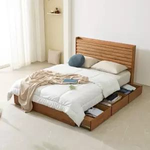파로마 네오 리멜 원목 호텔식 수납침대 Q NES1412