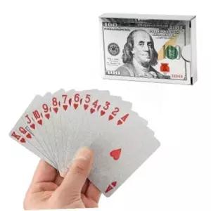 카드깔끔한 게임 카드 홀덤 실버 바이시클