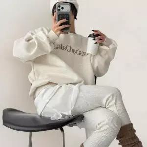 [다잇템] 여성 벌룬 박시핏 크로쉐 보온 FW 맨투맨 일상용_24013949_588872