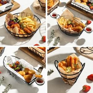 미국식 내유성 종이 패드 튀김 스낵용 빵 접시 베이킹 오일 프라이드 치킨 기름 흡수