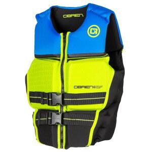 오브라이언 주니어 네오프렌 라이프 재킷 USCG 승인, 28-32인치 가슴 및 90파운드 이상 레이크, 리버, PWC, 웨이크보드용