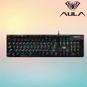 [한글정발] AULA 독거미 키보드 풀배열 무소음 적축 게이밍 사무실 사무용 조용한 S2022
