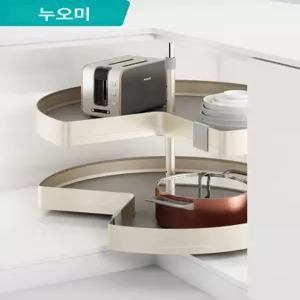 에스앤씨 싱크대레일선반 하부장 코너 양념통 주방