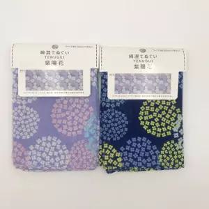 테누구이 가제 수건 (수국)/면손수건/세면/타올/아기/손수건/순면/가재/면수건/신생아/유아/면타올/무형광