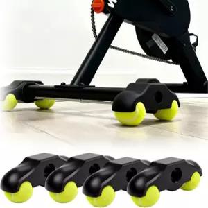 8팩 테니스볼이 장착된 Wahoo KICKR CORE 2(2025년형 모델) 실내 자전거 사이클링 스마트 트레이너를 위한