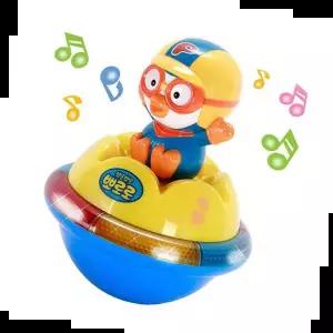 뽀로로피규어 멜로디에 맞춰 불빛이 반짝거리는 뽀로로 오뚝이