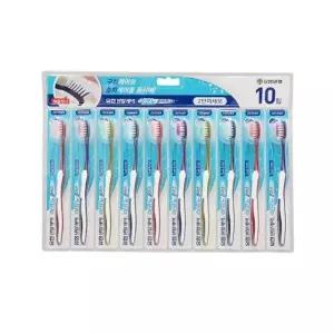 ( )덴탈케어 이코노플러스 양치습관 2단 미세모 10개 양 구강관리 가글 치아관리