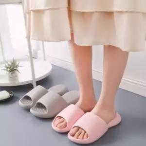 인기상품 층간소음 사무실 거실 마카롱 실내화 슬리퍼 여성 블랙 [WFJSE98_260105]