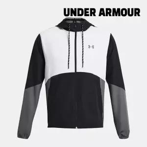 [정품] 언더아머 자켓 운동복 트레이닝복 후드자켓/ 1382875-001/ 남성 UA 아이콘 레거시 윈드브레이커