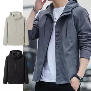 남성 등산 바람막이 스포츠 윈드브레이커 후드집업 트레이닝 경량 방수 얇은 여름 자켓