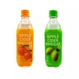 클룹 애사비소다 제주감귤 제로 500ml 6개 + 클룹 애사비소다 레몬비니거 제로 500ml 6개