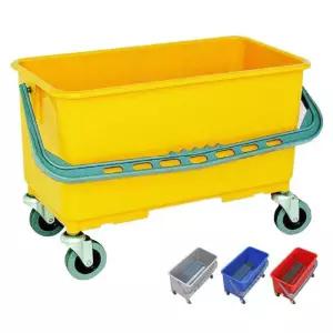 바퀴형 양동이 이동식 배수통 세차 버킷 대형 청소용 운반 버킷