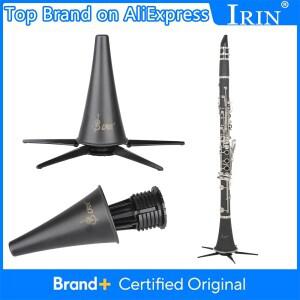 슬레이드 접이식 클라리넷 스탠드 브래킷 블랙 메탈 홀더 지지대 휴대용 배치 랙 목관악기 액세서리 및 부