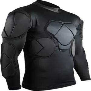 샤인스톤 성인 남성 골키퍼 장갑 바디쉴드 패딩 압축 셔츠 바지와 스펀지 보호대가 달린 쇼트