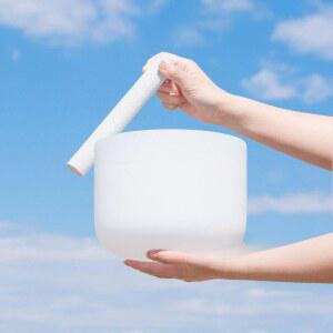 크리스탈 싱잉볼 명상 악세사리 그릇 6 네팔종 12인치세트 차크라명상 차크라 좌종 악기