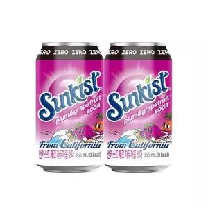 썬키스트 제로 자두자몽 소다 355ml 48캔