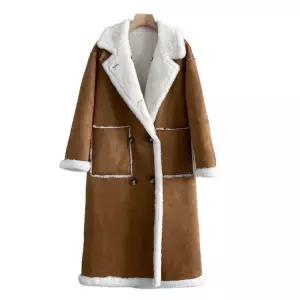 램스킨 양가죽 울 양모 무스탕 시어링 퍼 리얼 양털 양면 코트