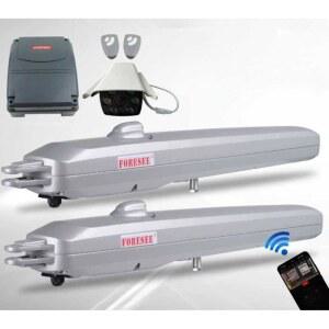 전동차고문 원격 스윙 모터 자동대문 도어 차양막 이중 게이트 표준