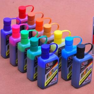 알코올  건조 방수  스튜디오 페인팅 마커 특수 충전 솔루션으로 설정된 12 색 25ml 병 잉크