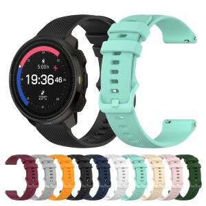 순토 호환 9 5 PEAK Pro/수직 실리콘 밴드용 22mm 시계 스트랩 Run/OCEAN/3 짐 팔찌 스포츠 액세서리