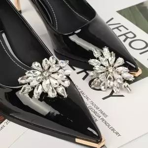 [하프클럽/]구두 큐빅 장식 2p 웨딩슈즈 구두 촬영 신발장식 신발꾸미기 신