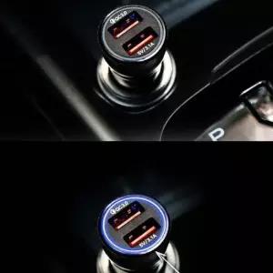 차량용 핸드폰 충전기 QC3.0 듀얼 스마트폰 충전기