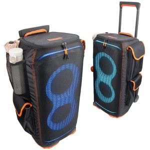 [미국배송] 파티박스 스테이지 320 스피커 이중층 실드 스크래치 방지 방진 쉘 커스텀 핏 재킷 통기성 메쉬 슬리브 수납 포켓 4개(파티박스 320)용 보호 커버